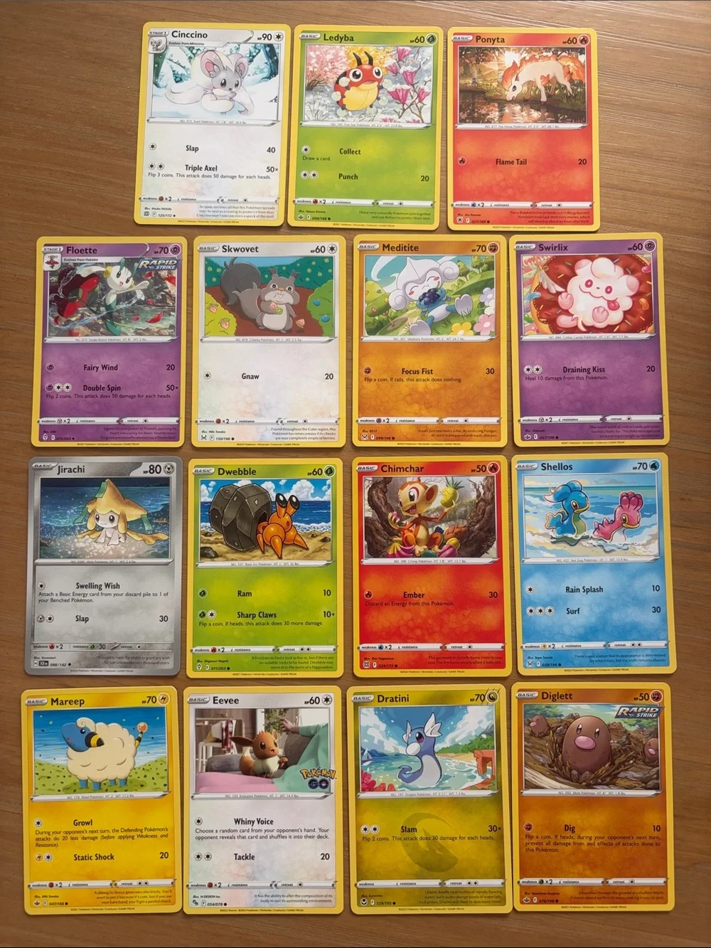 🌷 Cute Pokémon Card Lot 🩷 | 15 Cards ✨5/$25✨